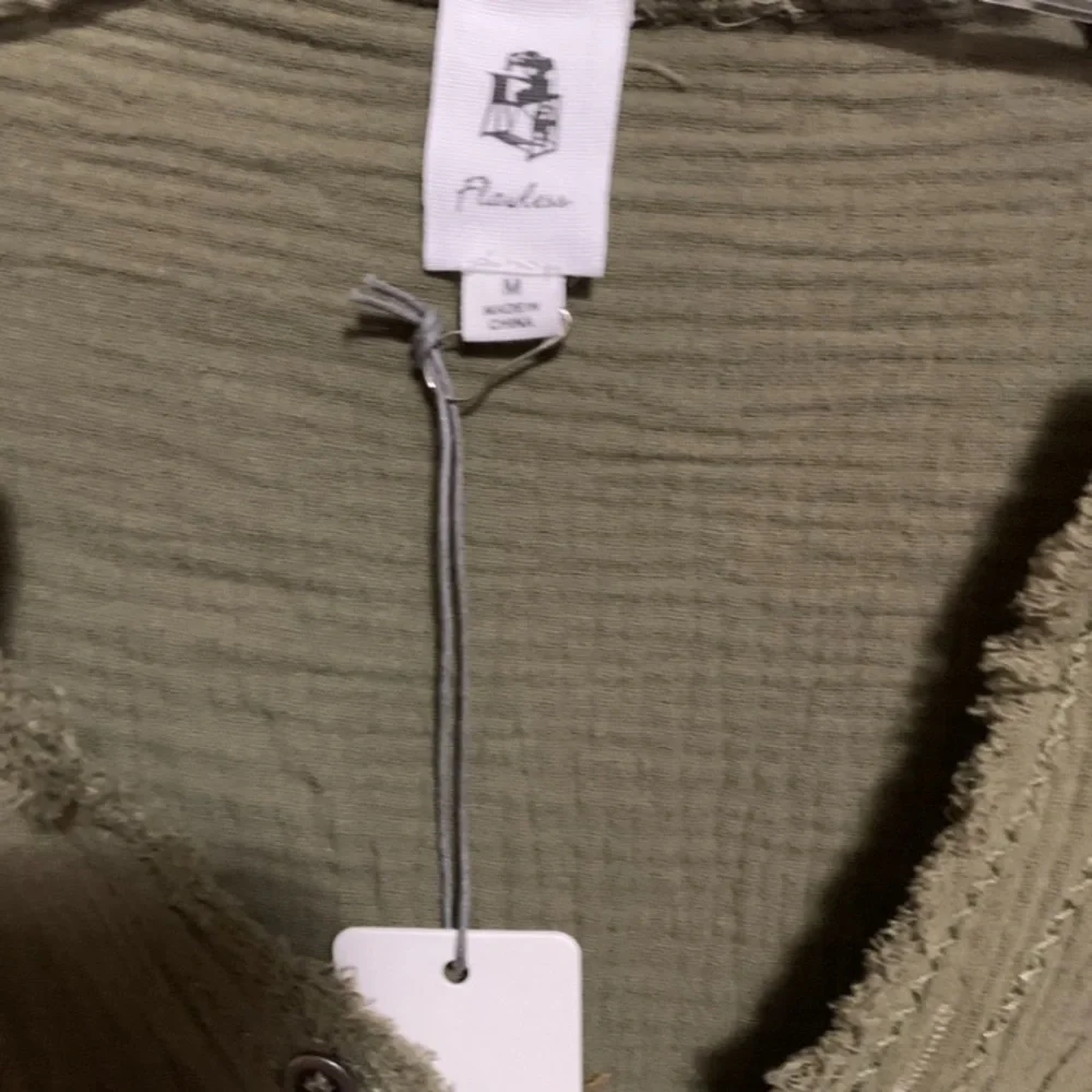 Cotton Pocketed Button Down Tunic - Picture 3 of 7